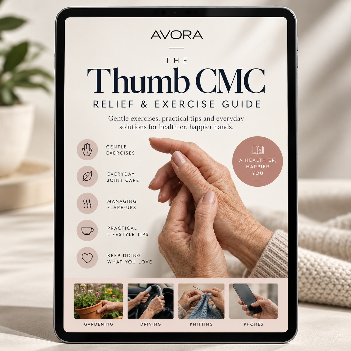 Thumb CMC Relief & Exercise Guide