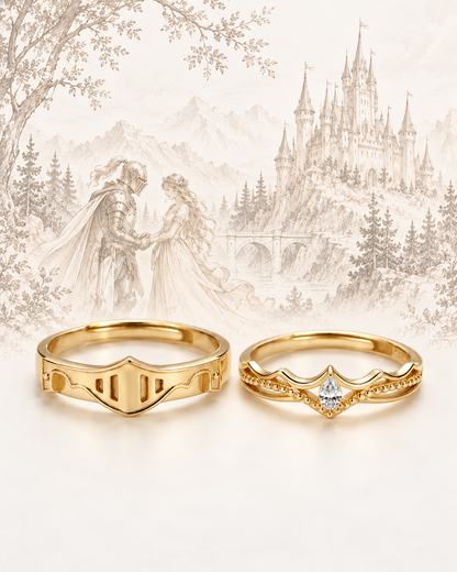 Chivalrous Grace Ring Set