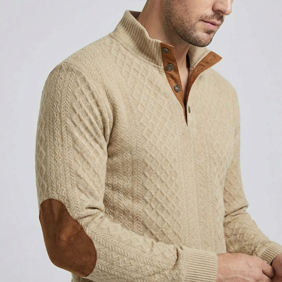 Crown - Classic High Collar Pullover