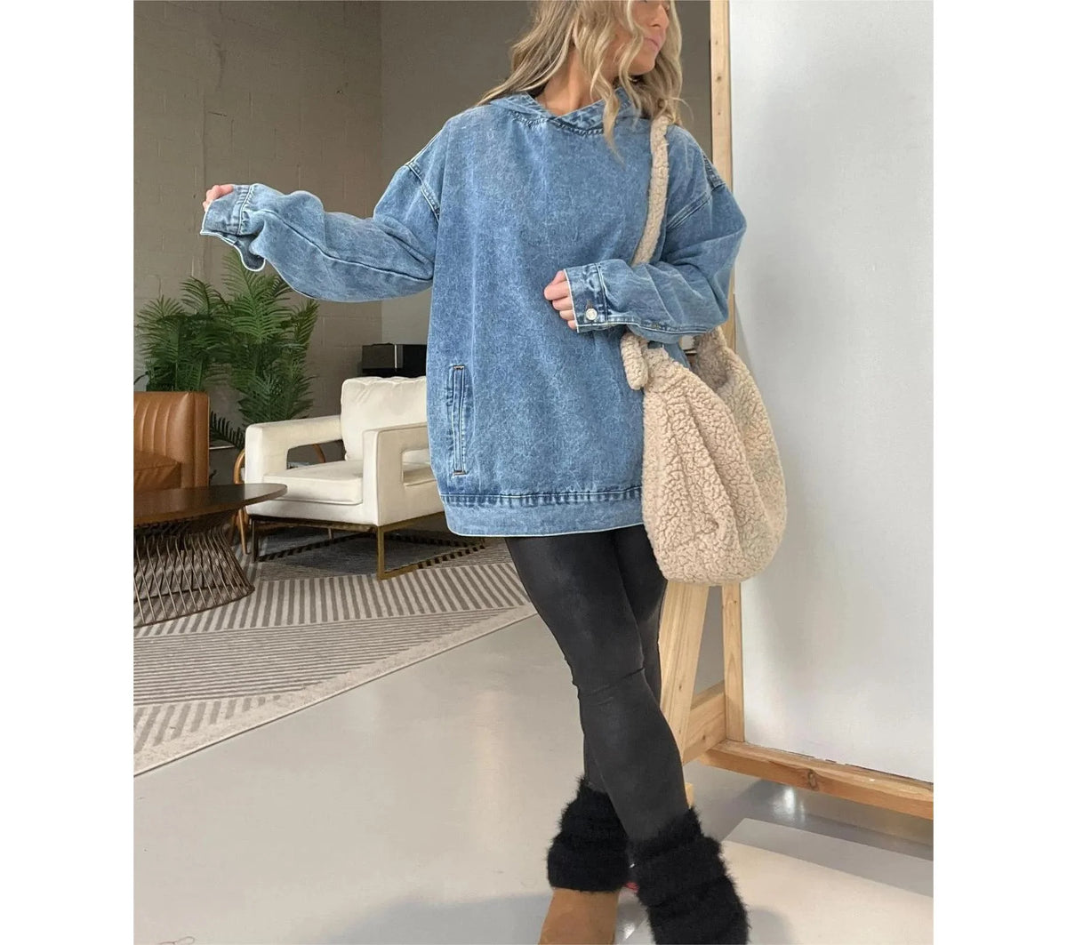 Avora Denim Hoodie