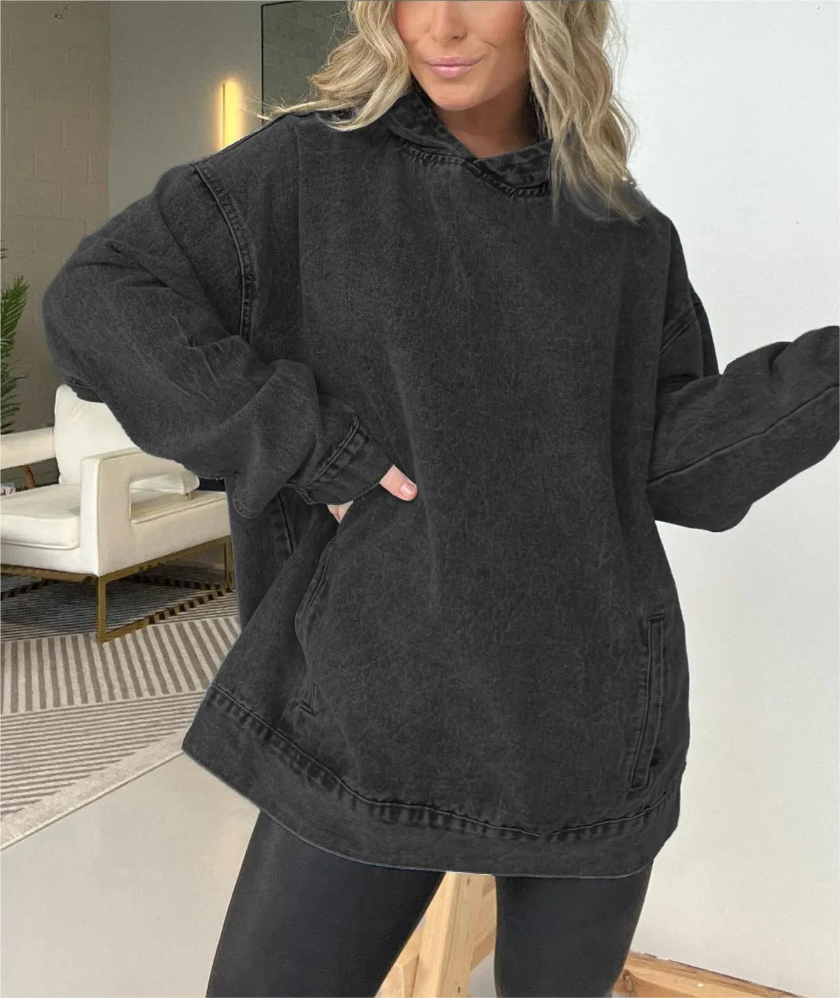 Avora Denim Hoodie