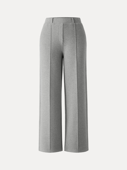 High Waisted Straight Leg Pull On Pant