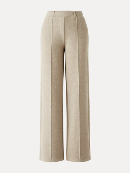 High Waisted Straight Leg Pull On Pant