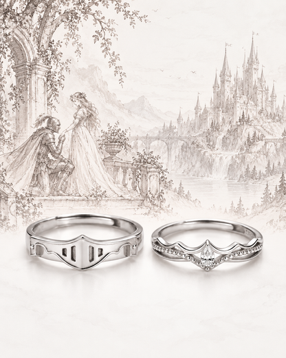 Chivalrous Grace Ring Set