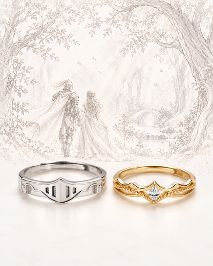 Chivalrous Grace Ring Set