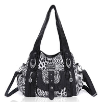 LEOPARD BLACK/WHITE