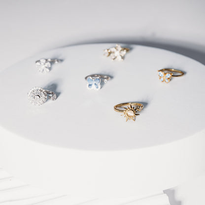 Golden Hour Spinner Anxi Ring