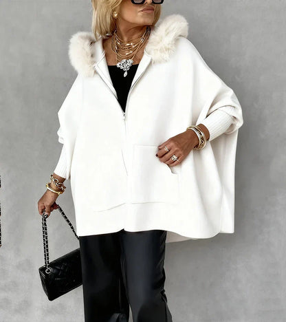 ARABELLE™ | Casual Hooded Coat with Fur Collar
