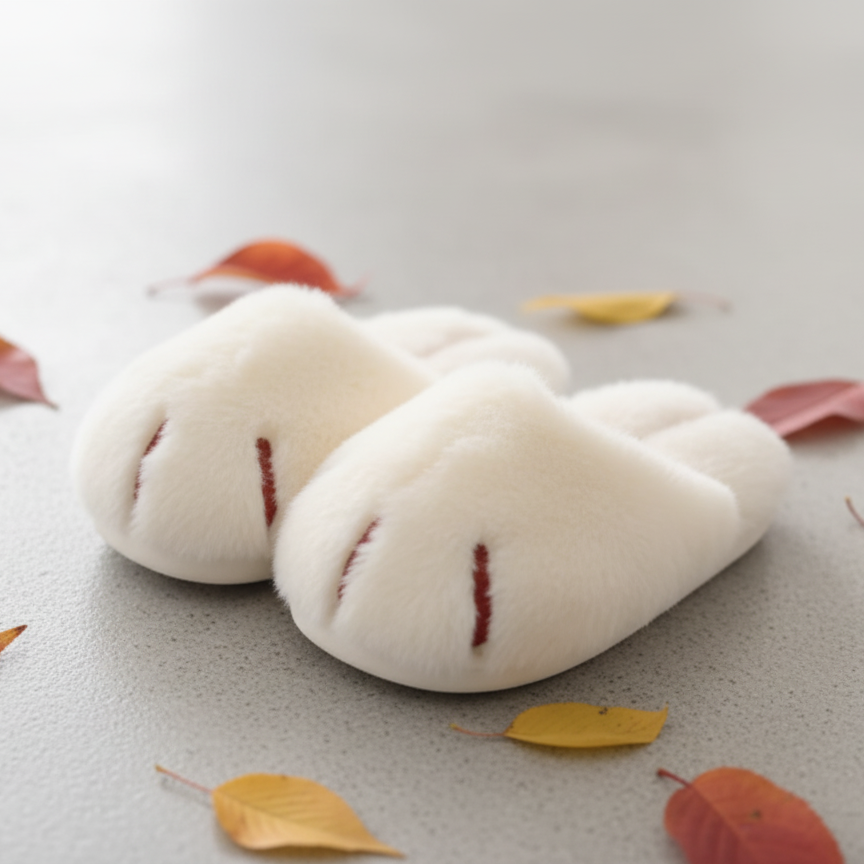Cat Paw Shaped Slippers - Purrfect Slippers