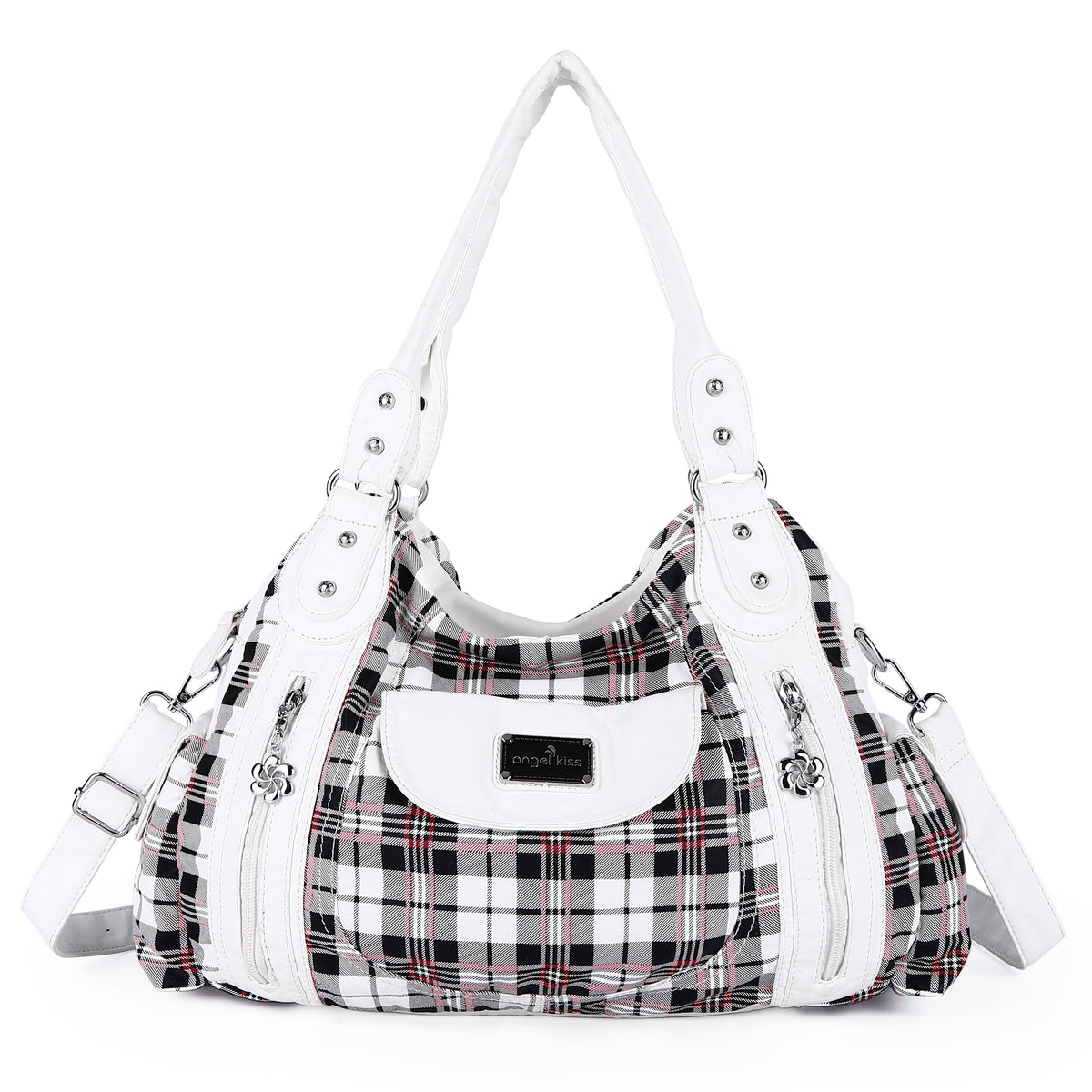 Women  handbag with High Quality Washed PU Multi-function Bag