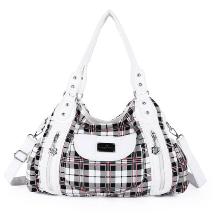 Women  handbag with High Quality Washed PU Multi-function Bag