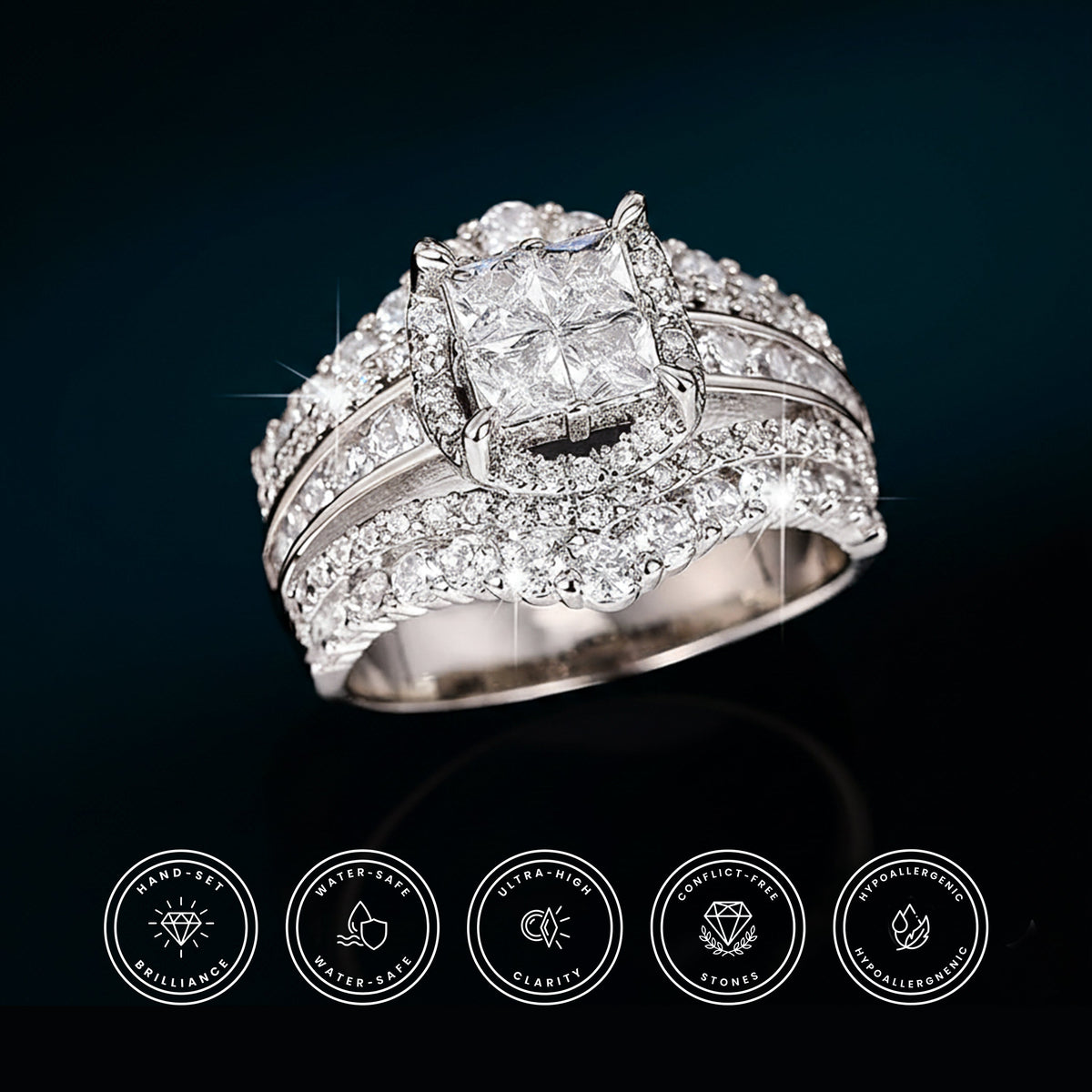 Avora - Odette S925 Sterling Silver Ring