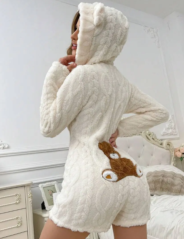 Avora | Teddy Bear Jumpsuit