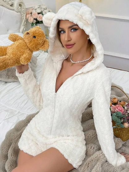 Avora | Teddy Bear Jumpsuit
