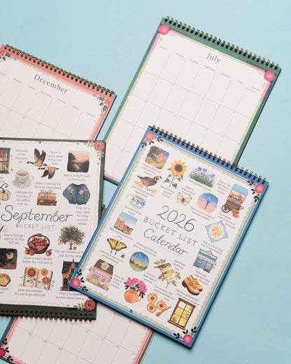 2026 Bucket List Calendar