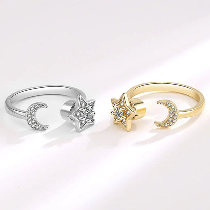 Midnight Sky Spinner Anxi Ring