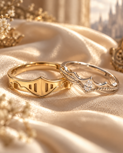 Chivalrous Grace Ring Set