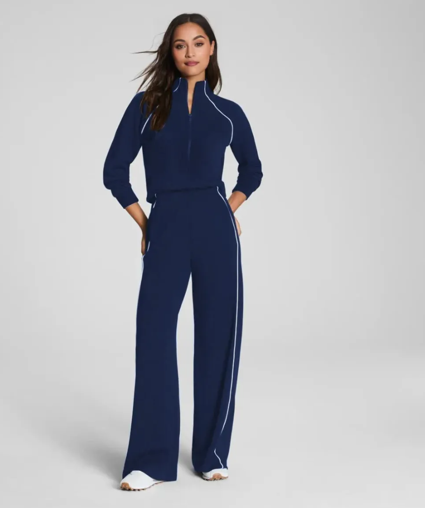 Everyday Cozy Half Zip Jumpsuit