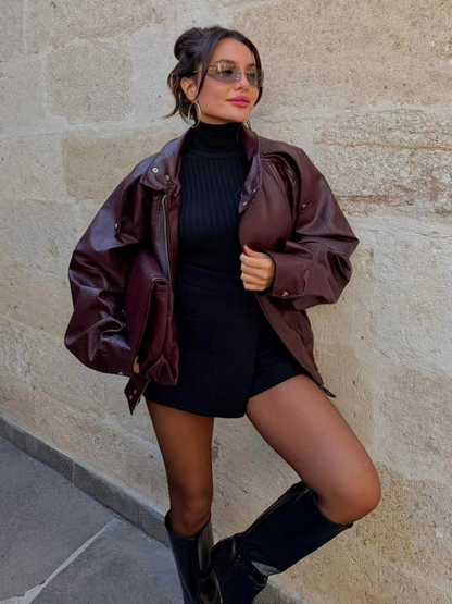 The Luxe Leather Jacket