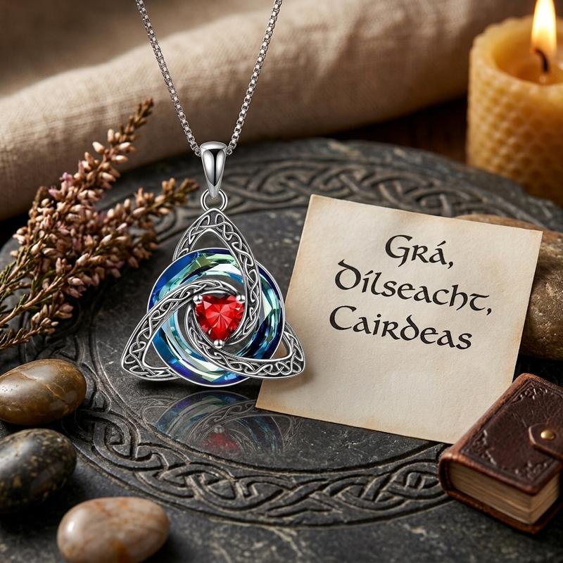 Avora | Witch Knot Birthstone Necklace