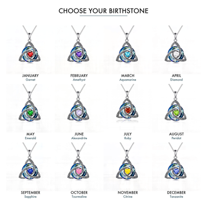 Avora | Witch Knot Birthstone Necklace