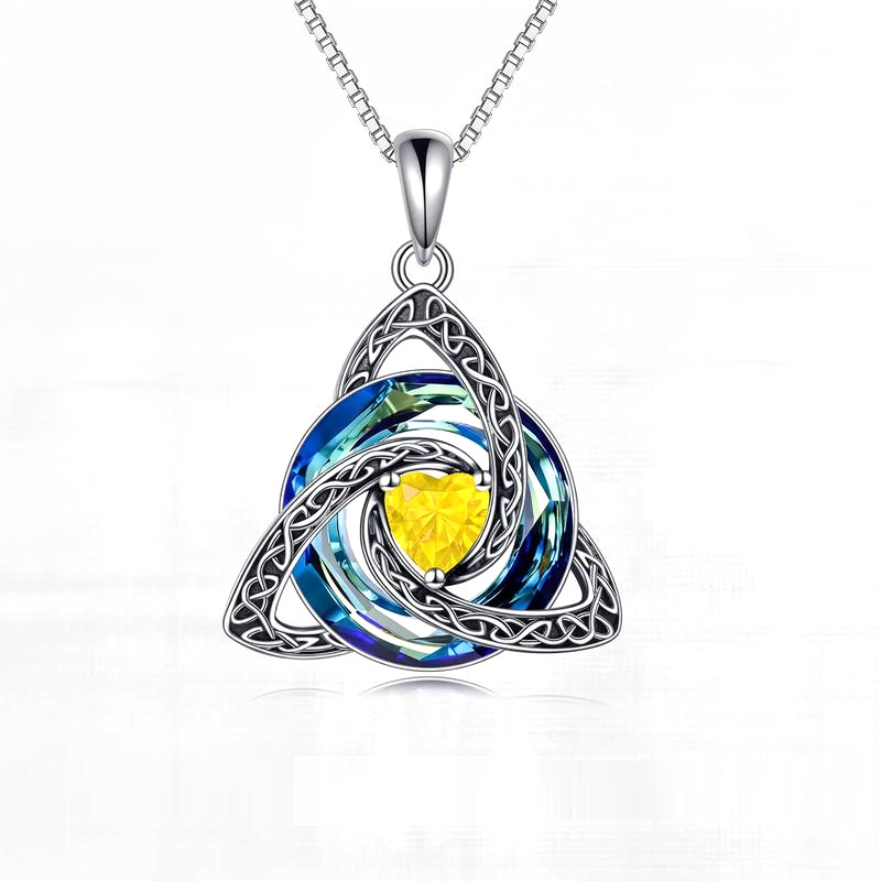 Avora | Witch Knot Birthstone Necklace